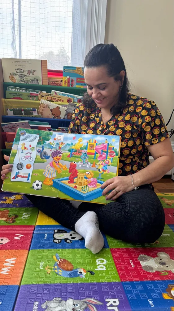 A learning activity at Espaço dos Anjos Child Care